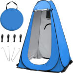 OUUTMEE Pop-Up zuhanysátor UV-védelemmel, kék - 120x120x190 cm