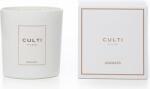 CULTI MILANO Lumânare parfumată Culti Aramara 550 g, albă, în sticlă lucioasă (CARA550GW)