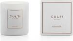 CULTI MILANO Lumânare parfumată Culti Aramara 270 g, albă, în sticlă lucioasă (CARA270GW)