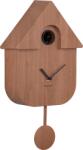 Karlsson Ceas de perete cu cuc Modern Cuckoo, lemn închis la culoare (KA5964DW)