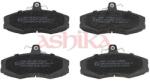 ASHIKA set placute frana, frana disc ASHIKA 50-00-0939 (50-00-0939)