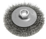 GRAPHITE Perie tip roata din sirma de otel incretita, 100 mm, M14 57T410 (57T410)