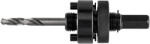 GRAPHITE Adaptor cu burghiu de ghidaj pentru freze bi-metal, 32-152 mm, Hex 56T754 (56T754)