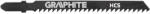 GRAPHITE Lame Fierastrau vertical 75x100mm, 8TPI , 2 buc , set, [tip Bosch-prindere "T"] 57H764 (57H764)