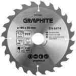 GRAPHITE Disc fierastrau, VIDIA, 190 x 30 mm, 24 dinti 57T222 (57T222)