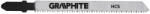 GRAPHITE Lame Fierastrau vertical CrV 75x100mm, 12TPI , 2 buc set, [tip Bosch-prindere "T"] 57H770 (57H770)