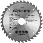 GRAPHITE Disc fierastrau, VIDIA, 185 x 30 mm, 36 dinti 57T218 (57T218)
