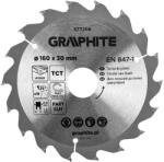 GRAPHITE Disc fierastrau, VIDIA, 160 x 30 mm, 18 dinti 57T208 (57T208) Disc de taiere