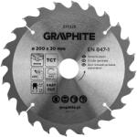 GRAPHITE Disc fierastrau, VIDIA, 200 x 30 mm, 24 dinti 57T225 (57T225)