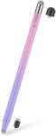 Tech-Protect Active Stylus Pen | Univerzális érintő toll, érintőceruza | Bármilyen kapacitív kijelzőhöz | 2+2 érintőhegy | Viola-Pink (USP100)
