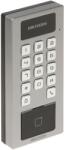 Hikvision Terminal control acces IP HikVision DS-K1T502DBWX hibrid cu functie videointerfon SIP, protectie IP65 si IK09, Wi-Fi, autentificare card si PIN, carcasa aliaj zinc, suporta SD card 256GB, Wiegand, RS-