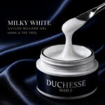 Duchesse Nails Gel UV/LED Constructie Unghii, Autonivelant, HEMA & TPO FREE, Milky White, 30g (DCH13)