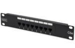 ASSMANN 8-port Patch Panel 1U Black (DN-91508U)