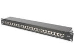 ASSMANN 24-port Patch Panel 1U Black (DN-91624S-EA-B) - cyberdepo