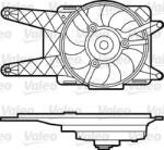 VALEO Ventilator, radiator VALEO 698562 (698562)