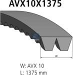 DT Spare Parts Set curea trapezoidala DT Spare Parts 3.34202 (3.34202) - fixbox