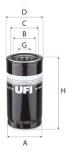 UFI Filtru, sistem hidraulic primar UFI 80.142. 00 (80.142.00)