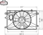 DENSO Ventilator, radiator DENSO DER50003 (DER50003)