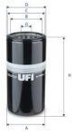 UFI Filtru, sistem hidraulic primar UFI 80.138. 00 (80.138.00)