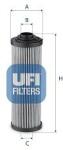 UFI Filtru, sistem hidraulic primar UFI 83.049. 00 (83.049.00)