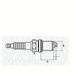 Magneti Marelli Bujie MAGNETI MARELLI 062000782304 Bujie