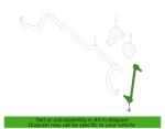 Original Renault Brat/bieleta suspensie, stabilizator ORIGINAL RENAULT 54 61 85M P0A (54 61 85M P0A)