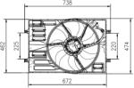 NRF Ventilator, radiator NRF 47950 (47950) - fixbox