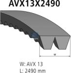 DT Spare Parts Set curea trapezoidala DT Spare Parts 2.15389 (2.15389) - fixbox