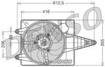 DENSO Ventilator, radiator DENSO DER01004 (DER01004)