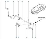 Original Renault Brat/bieleta suspensie, stabilizator ORIGINAL RENAULT 54 61 888 79R (54 61 888 79R)