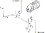 Original Renault Bucsa, bara stabilizatoare ORIGINAL RENAULT 546131253R (546131253R)