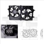 TYC Ventilator, radiator TYC 810-0016 (810-0016) - fixbox