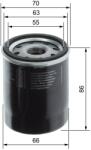 Bosch Filtrul de ulei, cutie de viteze (axa electrică) BOSCH F 026 407 370 (F 026 407 370)