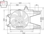 DENSO Ventilator, radiator DENSO DER09080 (DER09080)