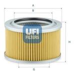 UFI Filtru, sistem hidraulic primar UFI 82.155. 00 (82.155.00)