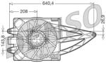 DENSO Ventilator, radiator DENSO DER09019 (DER09019)