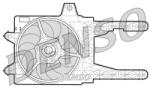 DENSO Ventilator, radiator DENSO DER09245 (DER09245)