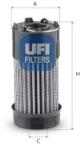 UFI Filtru, sistem hidraulic primar UFI 83.125. 00 (83.125.00)