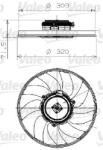 VALEO Ventilator, radiator VALEO 696027 (696027)
