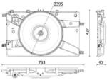 MAHLE Ventilator, radiator MAHLE CFF 546 000P (CFF 546 000P)