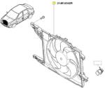 Original Renault Ventilator, radiator ORIGINAL RENAULT 214814342R (214814342R)