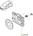 Original Renault Ventilator, radiator ORIGINAL RENAULT 214753416R (214753416R)