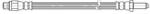 Original Iveco Furtun/conducta de frana flexibil Fata Dreapta/Stanga (lungime 535mm, M10x1/M10/M10x1) ORIGINAL IVECO 93800897 (93800897)