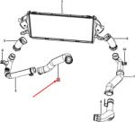 Original Chrysler Furtun aer supraalimentare ORIGINAL CHRYSLER 4891782AB (4891782AB)