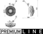 MAHLE Cupla, ventilator radiator MAHLE CFC 259 000P (CFC 259 000P)