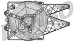 DENSO Ventilator, radiator DENSO DER09065 (DER09065) - fixbox