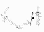 Original Mercedes Brat/bieleta suspensie, stabilizator ORIGINAL MERCEDES A 204320378964 (A 204320378964)