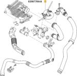 Original Renault Furtun aer supraalimentare ORIGINAL RENAULT 8200770644 (8200770644)