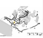 Original Bmw Furtun radiator ORIGINAL BMW 17128616914 (17128616914)