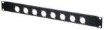 Thon Rack Panel 1U 8XLR (D080200026)